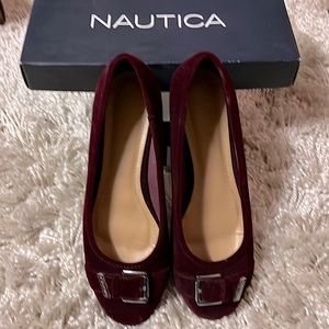 Ballet Flats sz 8.5 in Dark Claret